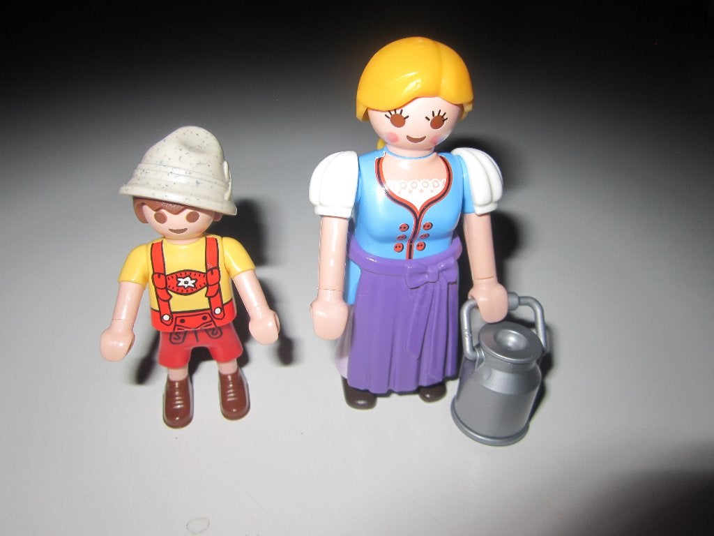 Playmobil poppetjes met accessoires., Ophalen of Verzenden, Gebruikt