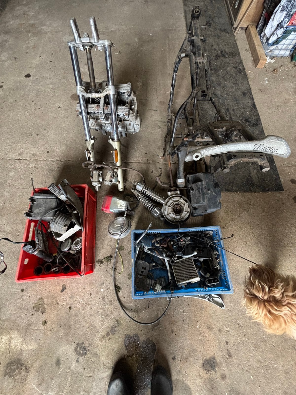 Onderdelen yamaha Maxim 700, Ophalen, Gebruikt