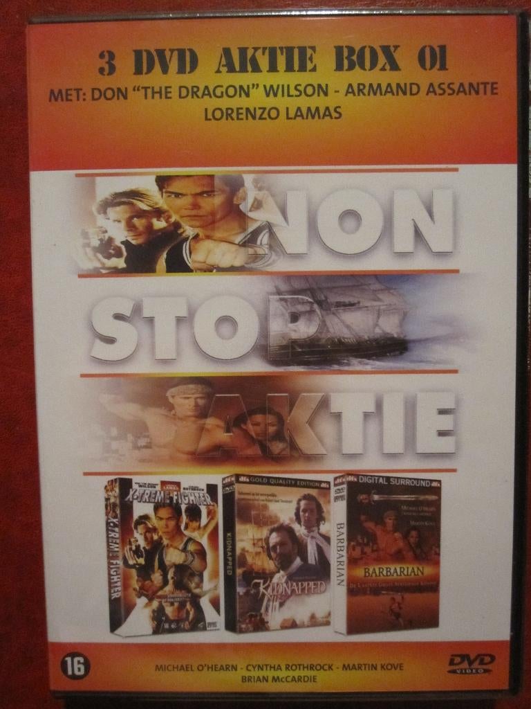 3 DVD Aktie Box 01 (3 films op 3 disc) nieuw in de verpakkin, Vanaf 16 jaar, Ophalen of Verzenden, Nieuw in verpakking, Actie