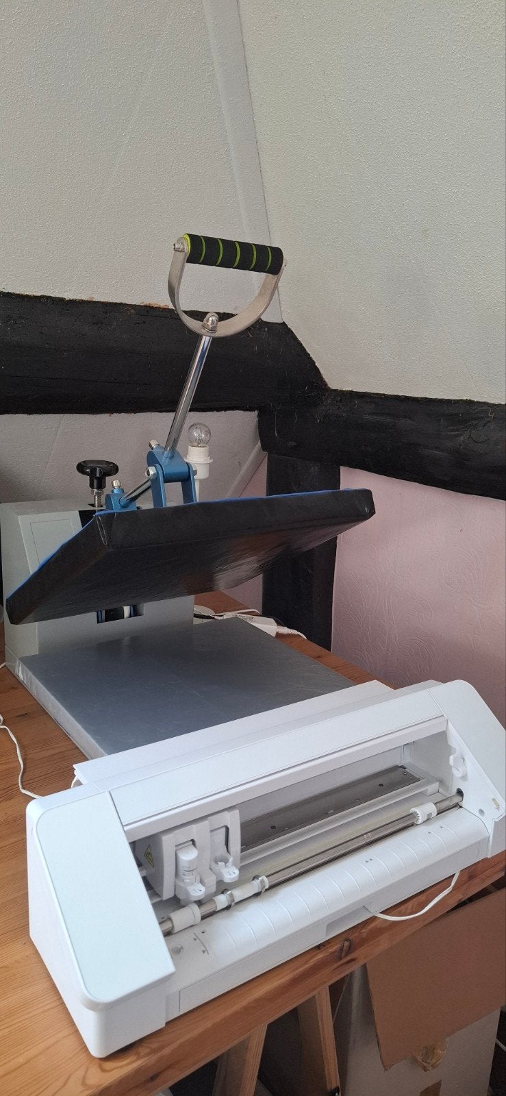 Silhouette Cameo 4 en TPS Clam Press Bundel, Ophalen