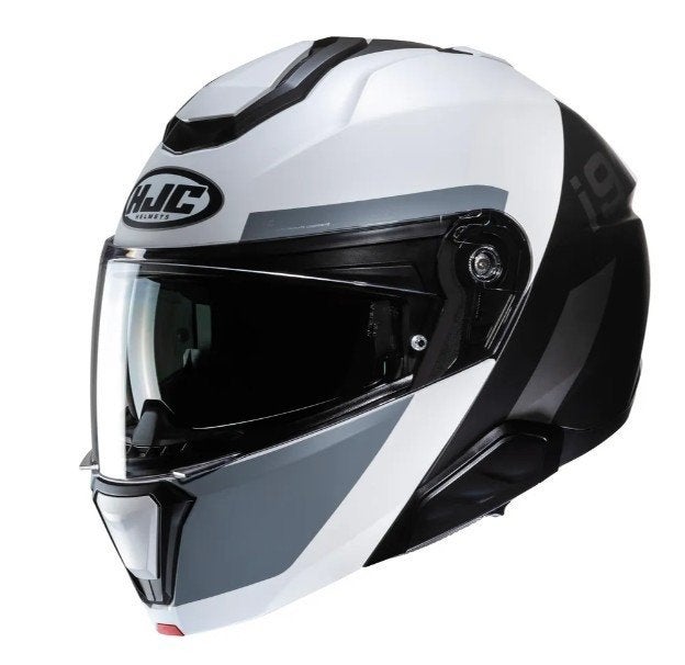 HJC systeemhelm i91 Bina laatste M,L en XXL 289,95 Nu 149,-, Motoren, Systeemhelm, Dames, HJC, De Amert 702 5462 GH Veghel