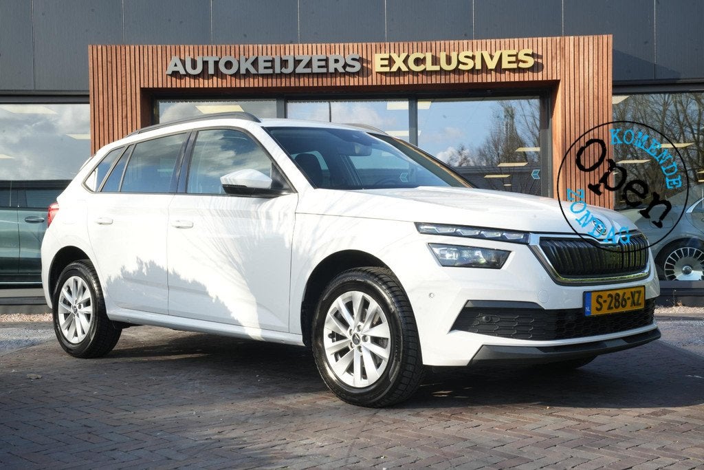 Skoda Kamiq 1.5 TSI ACT Business Edition, 4 cilinders, 150 pk, Wit, Origineel Nederlands