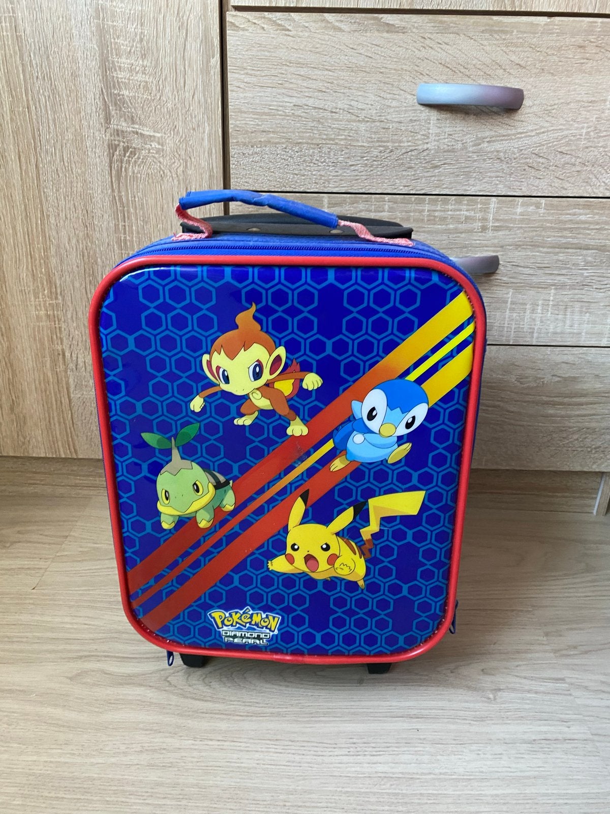 Pokémon Trolley Koffer voor kleine Kinderen, Gebruikt, Blauw, Minder dan 40 cm, Minder dan 35 cm