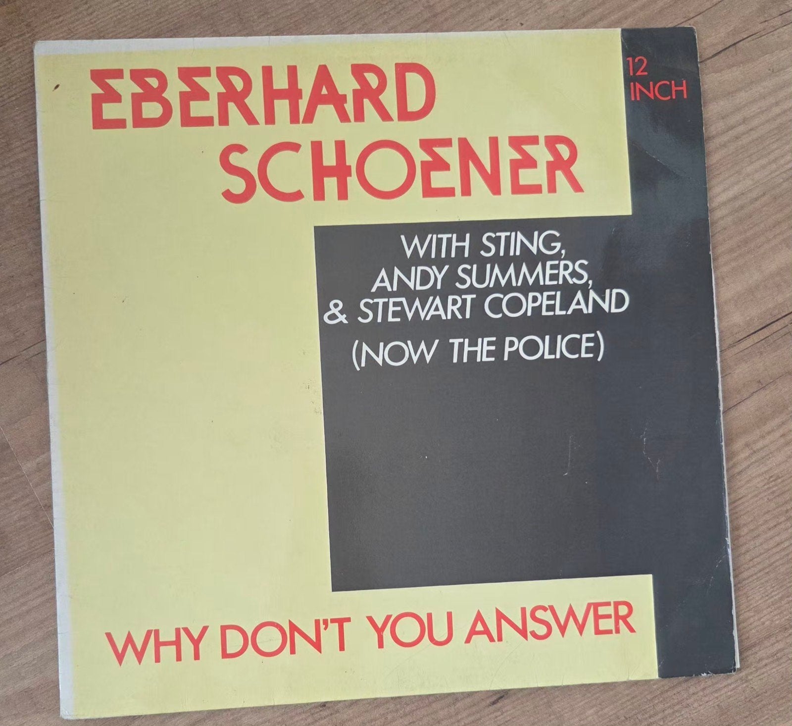 Eberhard Schoener - Why Don't You Answer (feat. The Police), LP, Gebruikt, Pop, Ophalen of Verzenden