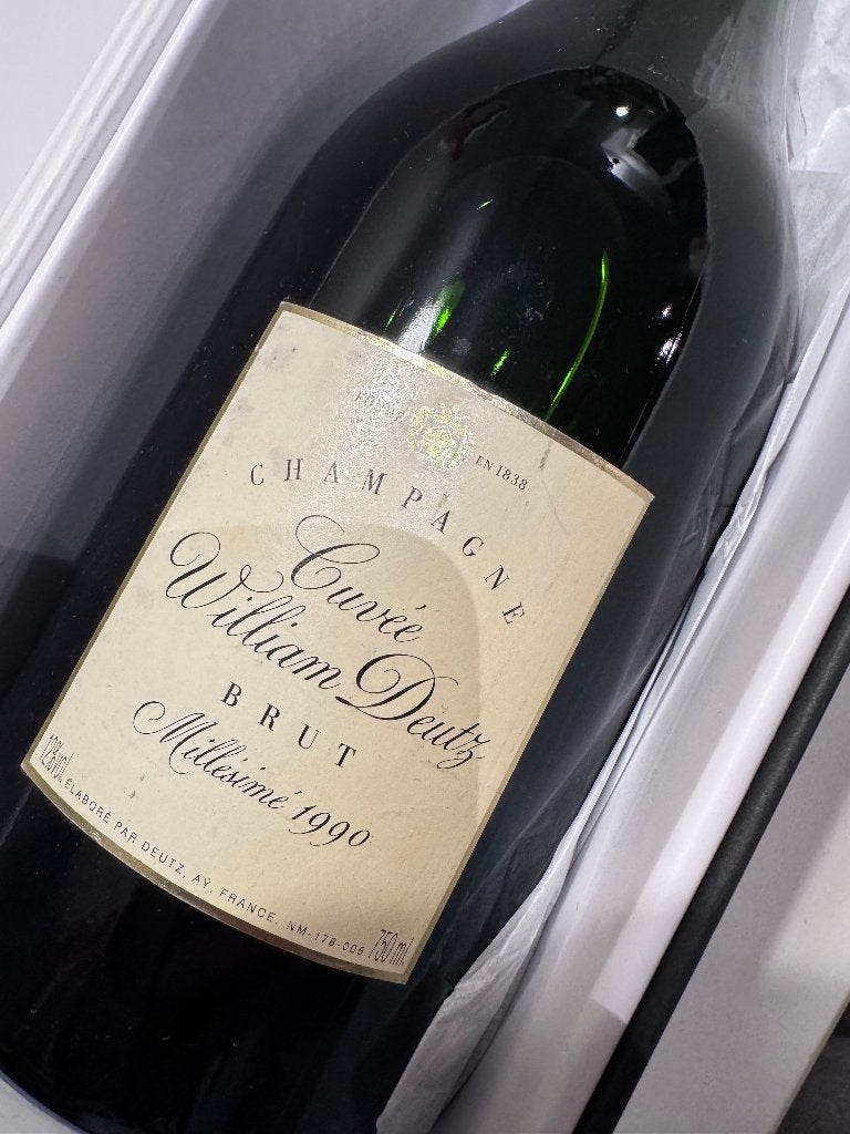 Champagne Deutz – Cuvée William Deutz Brut – Millésime 1990, Ophalen, Frankrijk, Nieuw, Champagne