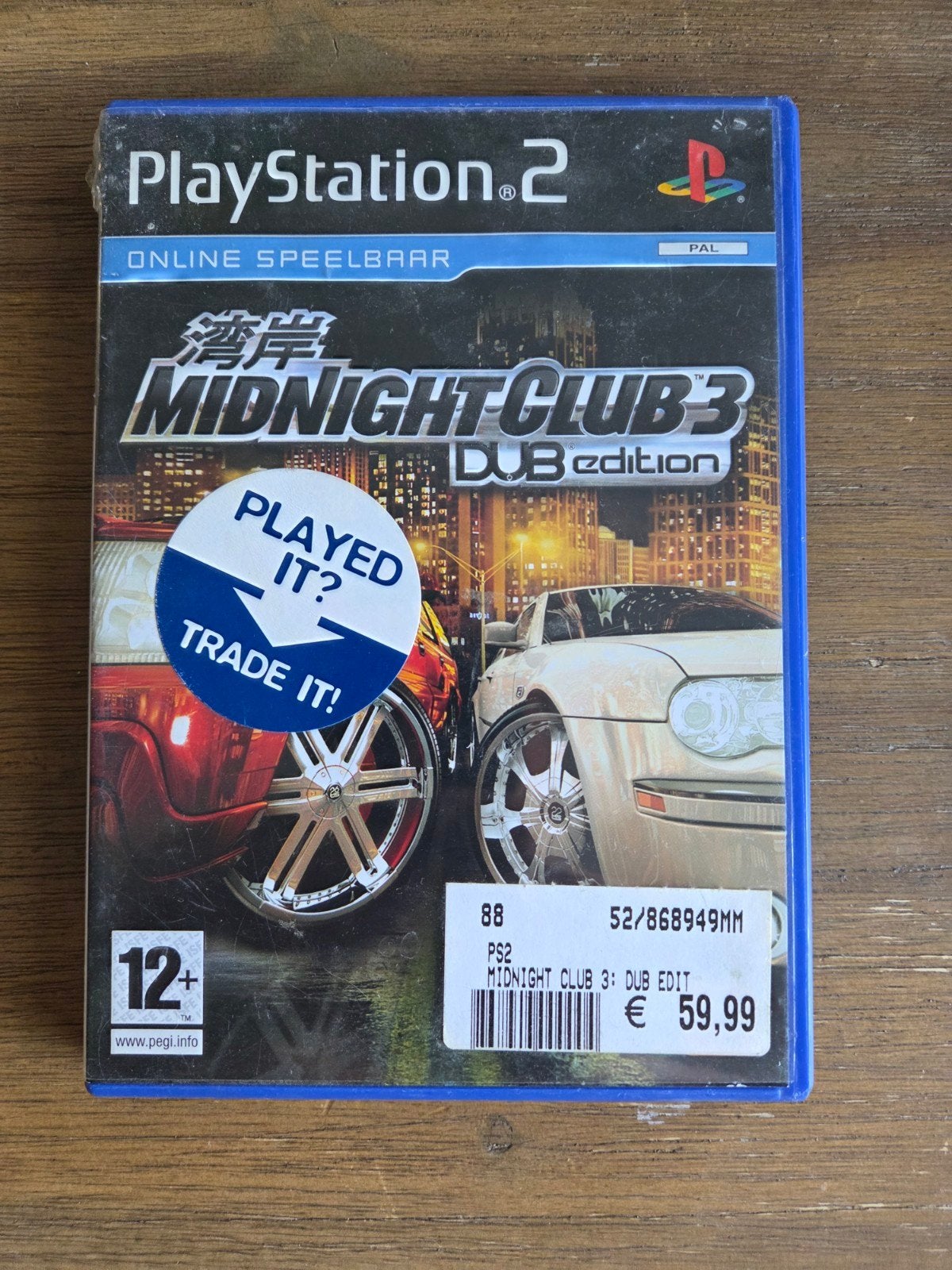 Midnight Club 3: DUB Edition - PlayStation 2, Spelcomputers en Games, Online, Gebruikt, 1 speler, Racen en Vliegen