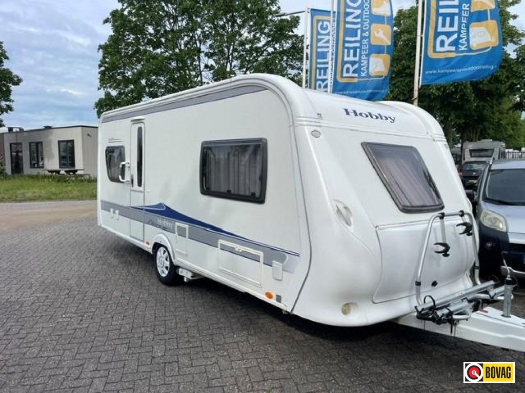 Hobby Excellent 540 UL, Caravans en Kamperen, Caravans, Schokbreker, Rondzit, Hobby, Bedrijf