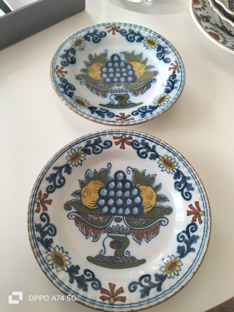 2 Makkummer bordjes nr. 761 - Gaaf en mooi van kleur, Ophalen of Verzenden
