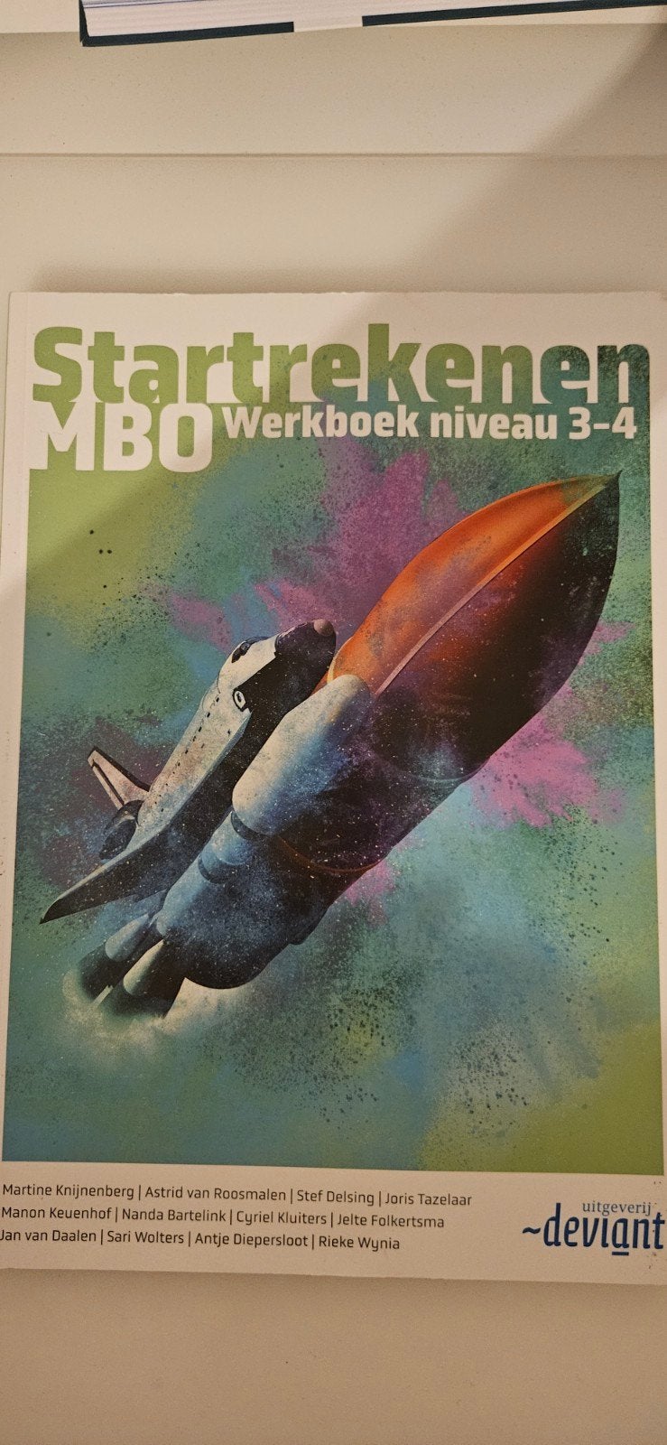 Startrekenen MBO Werkboek niveau 3-4, Boeken, Overige vakken, Ophalen of Verzenden, Zo goed als nieuw, Martine Knijnenberg etc...