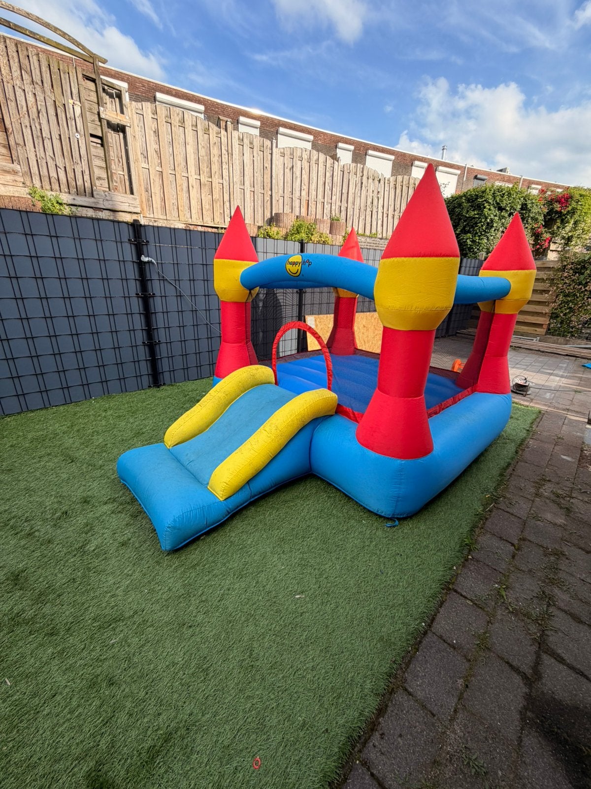 Kasteel springkussen te koop, Ophalen of Verzenden, Zo goed als nieuw