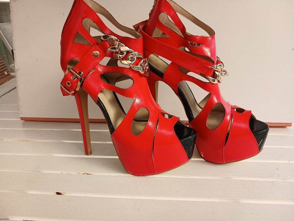 sexy pumps, Pumps, Verzenden, Rood, Giaro
