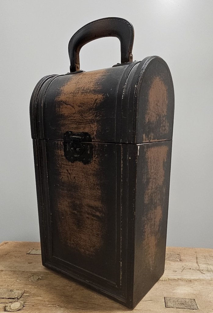 LEUKE BROCANTE HOUTEN WIJNKOFFER, Ophalen of Verzenden, Gebruikt, Frankrijk, Overige typen