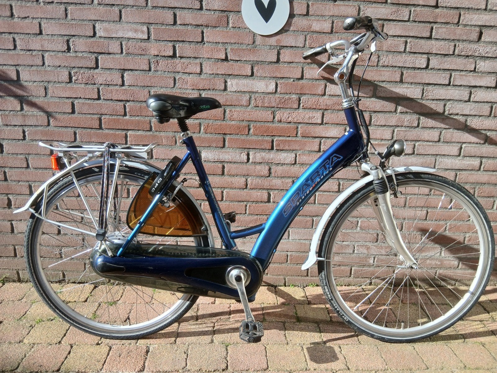 Sparta Elektrische Fiets Zo goed Als Nieuw, Ophalen, Sparta, 53 tot 56 cm, Velgrem
