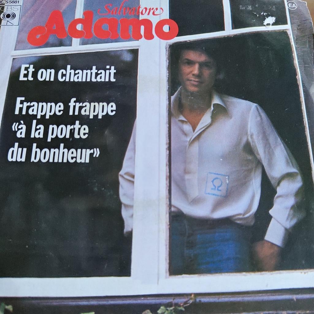 Salvatore Adamo - Et on chantait (Vinyl Single), Cd's en Dvd's, Ophalen of Verzenden, Gebruikt, 7 inch