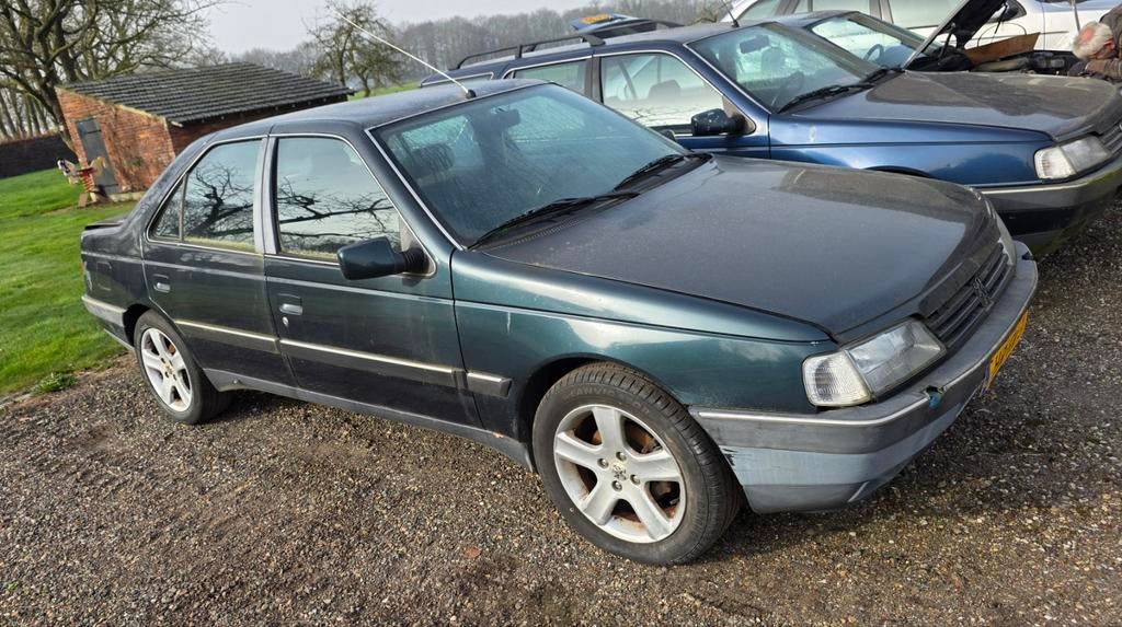 Peugeot 405 2.0 SR E2 1994 Groen, Auto's, 1998 cc, Zwart, 4 cilinders, Leder en Stof