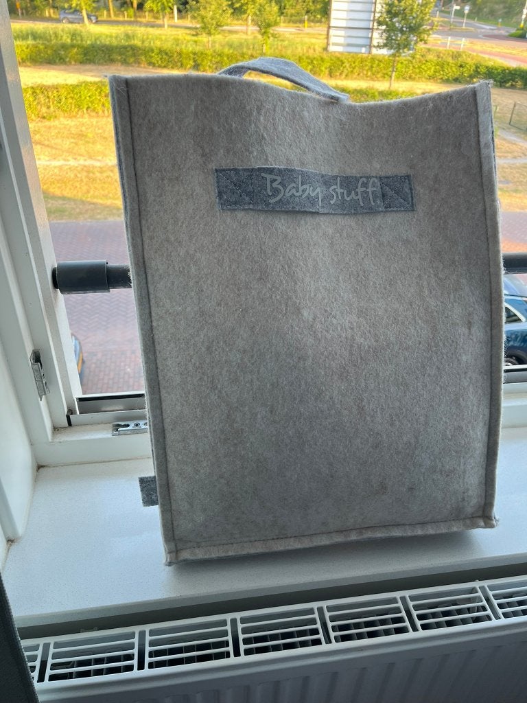 Jollein boxzak grijs vilt, Ophalen of Verzenden, Zo goed als nieuw, Rechthoekig