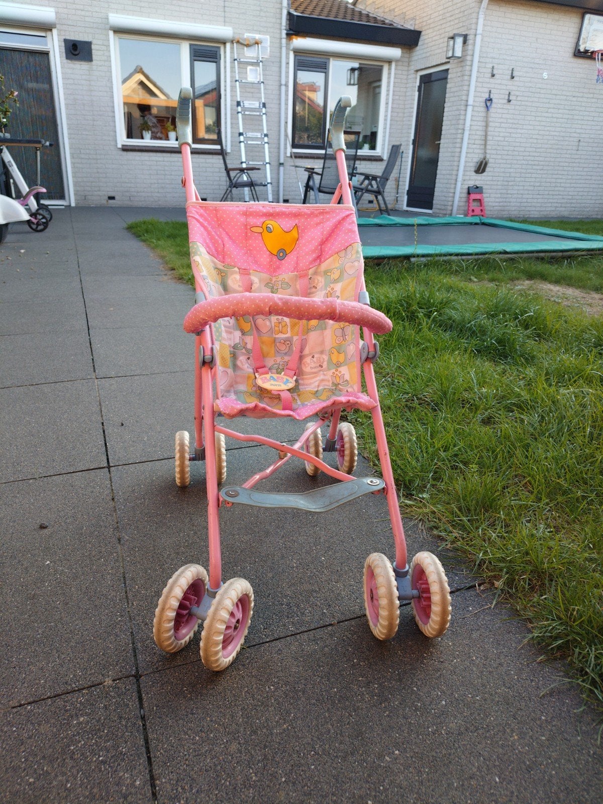 Roze Baby Born poppenwagen, Kinderen en Baby's, Ophalen, Gebruikt, Babypop
