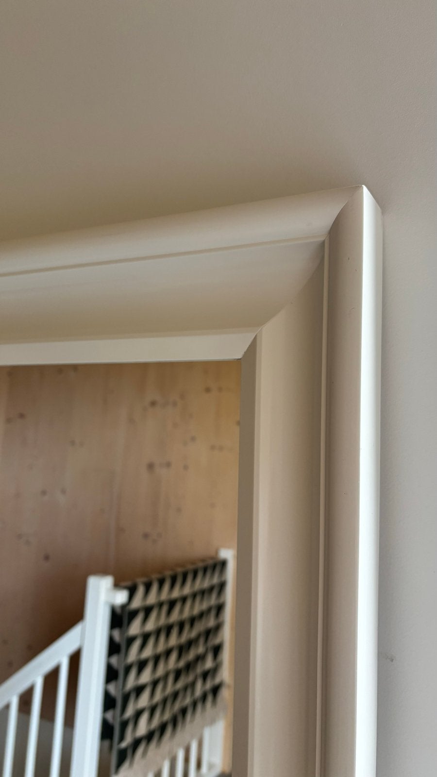 IKEA Hemnes spiegel wit 74x165 cm zo goed als nieuw, Ophalen, Zo goed als nieuw, 150 tot 200 cm, Rechthoekig