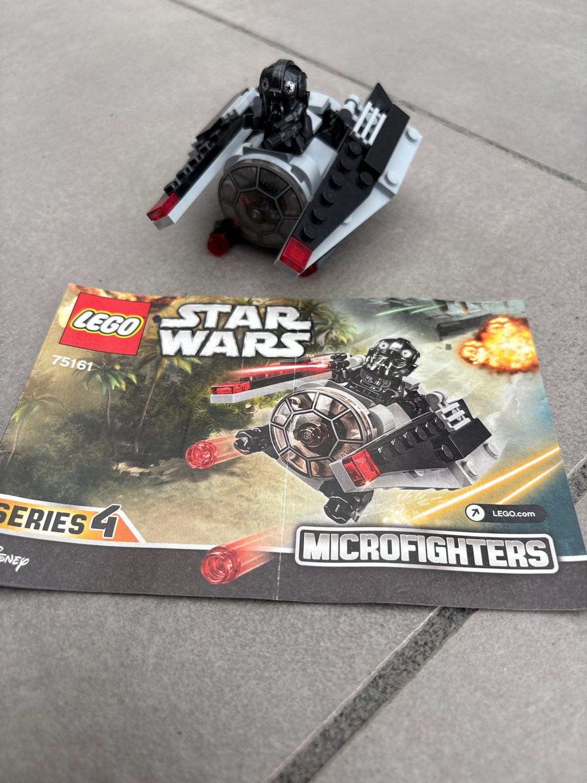 LEGO Star Wars TIE Striker Microfighter 75161, Star Wars, Lego, Ophalen of Verzenden, Zo goed als nieuw