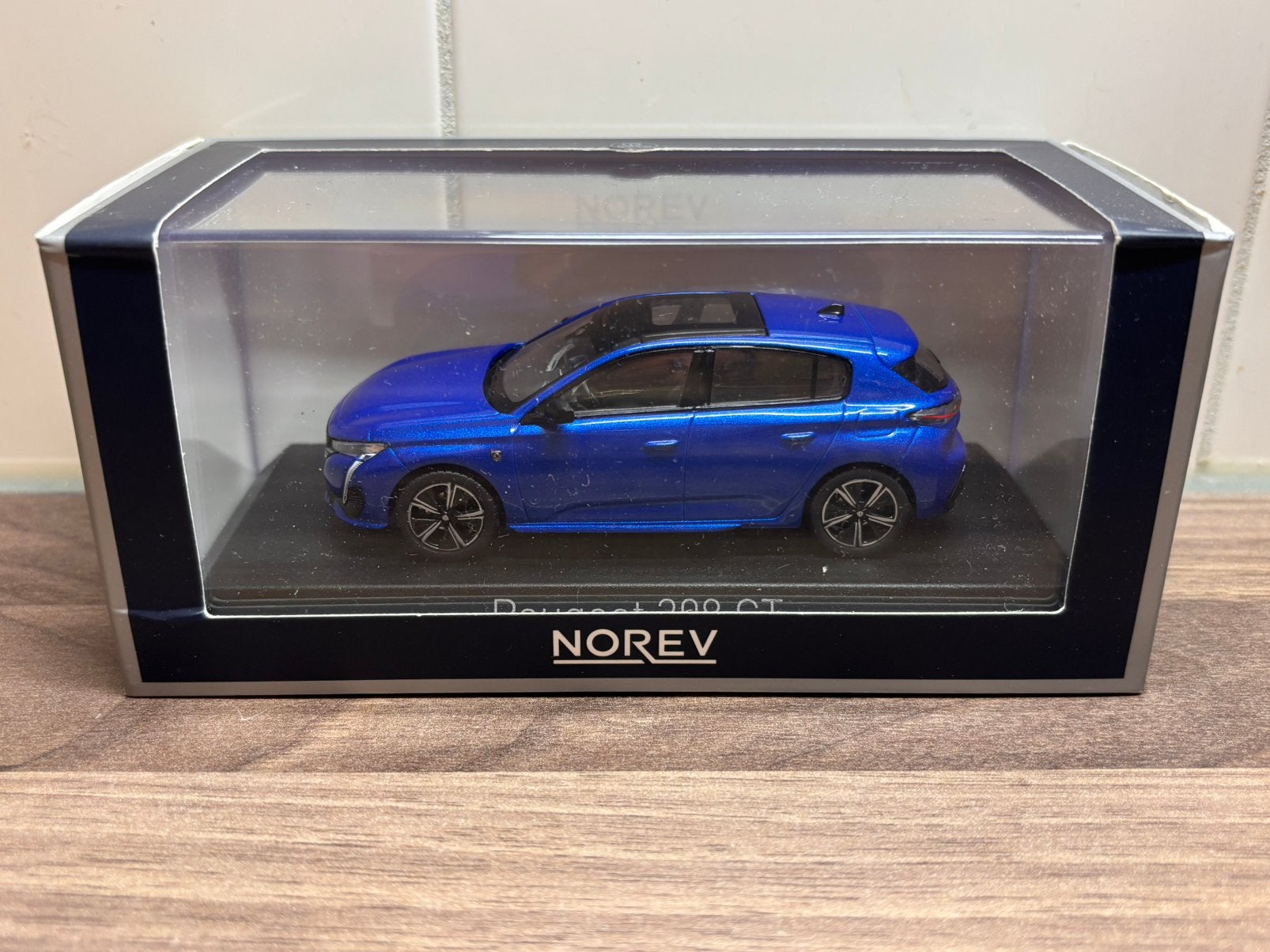 Peugeot 308 GT 2021 Vertigo Blue Norev 1:43, Ophalen of Verzenden, Nieuw, Auto, Norev