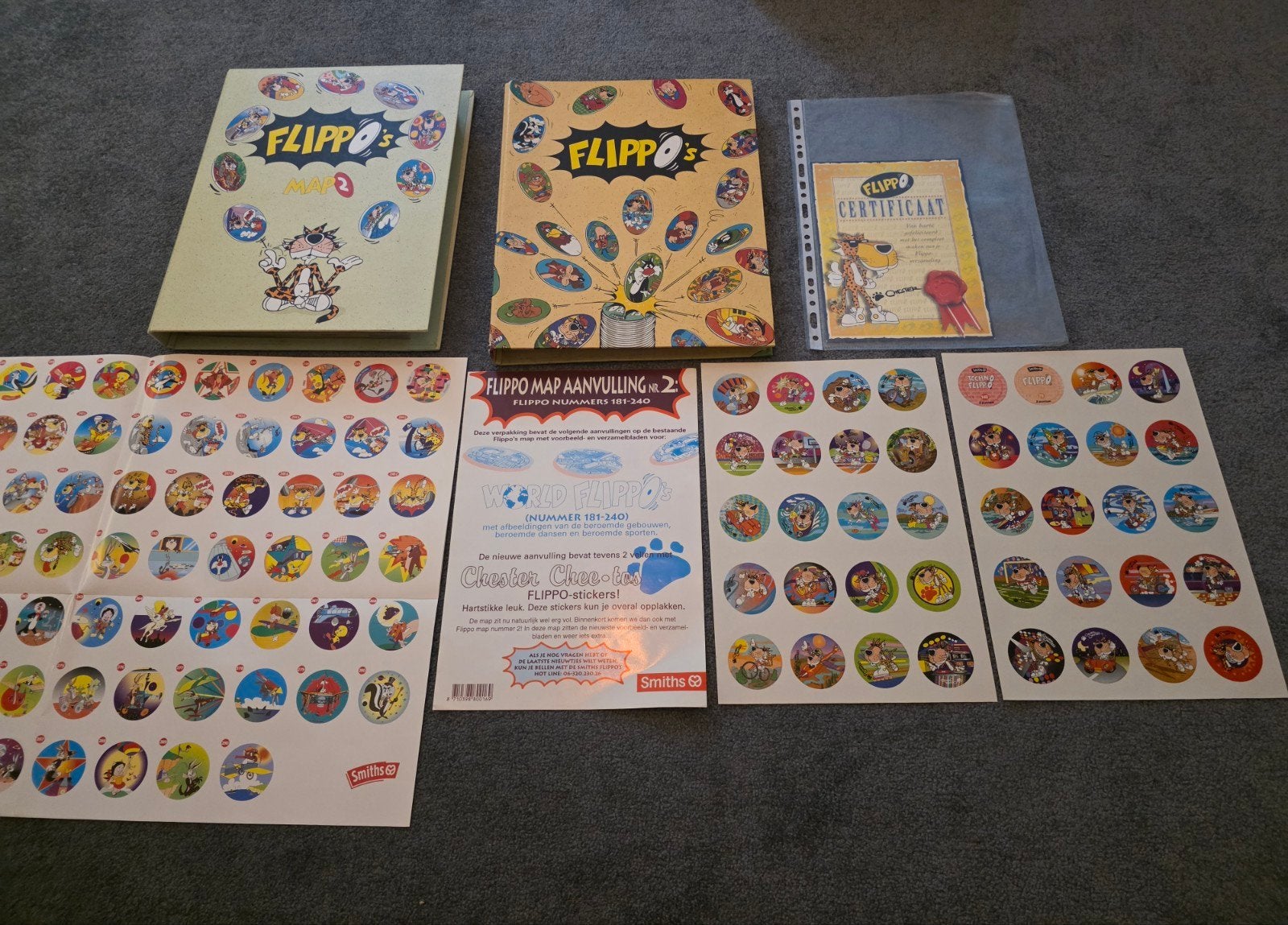 Complete flippo mappen set met extra's en certificaat!, Verzamelen, Ophalen, Spiek, Verzameling, Met verzamelmap(pen)