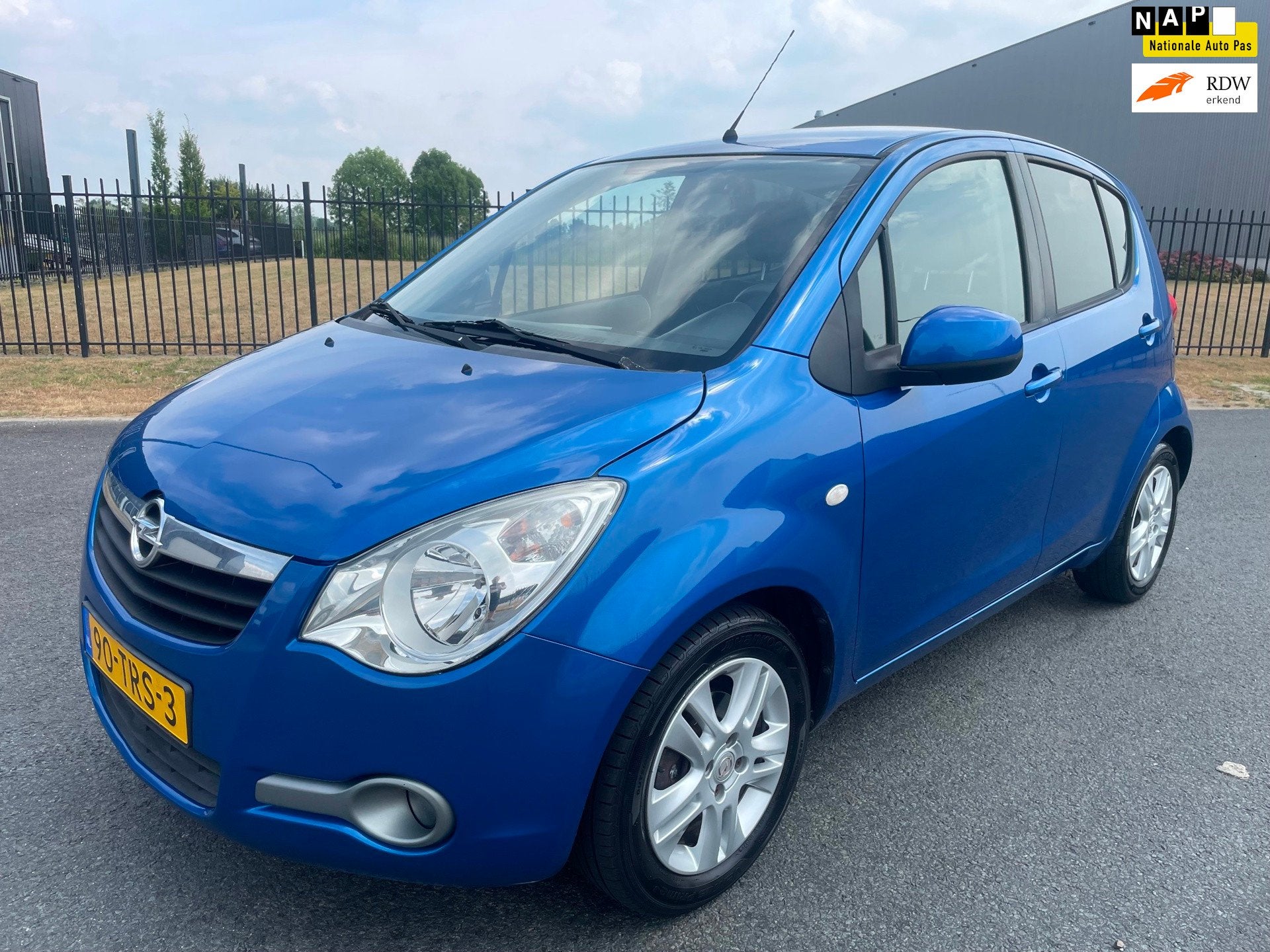 Opel Agila 1.0 Edition|Airco|Apk 5-2027|Bj 2012|Privacy glas, Euro 5, Gebruikt, 31 €/maand, Blauw