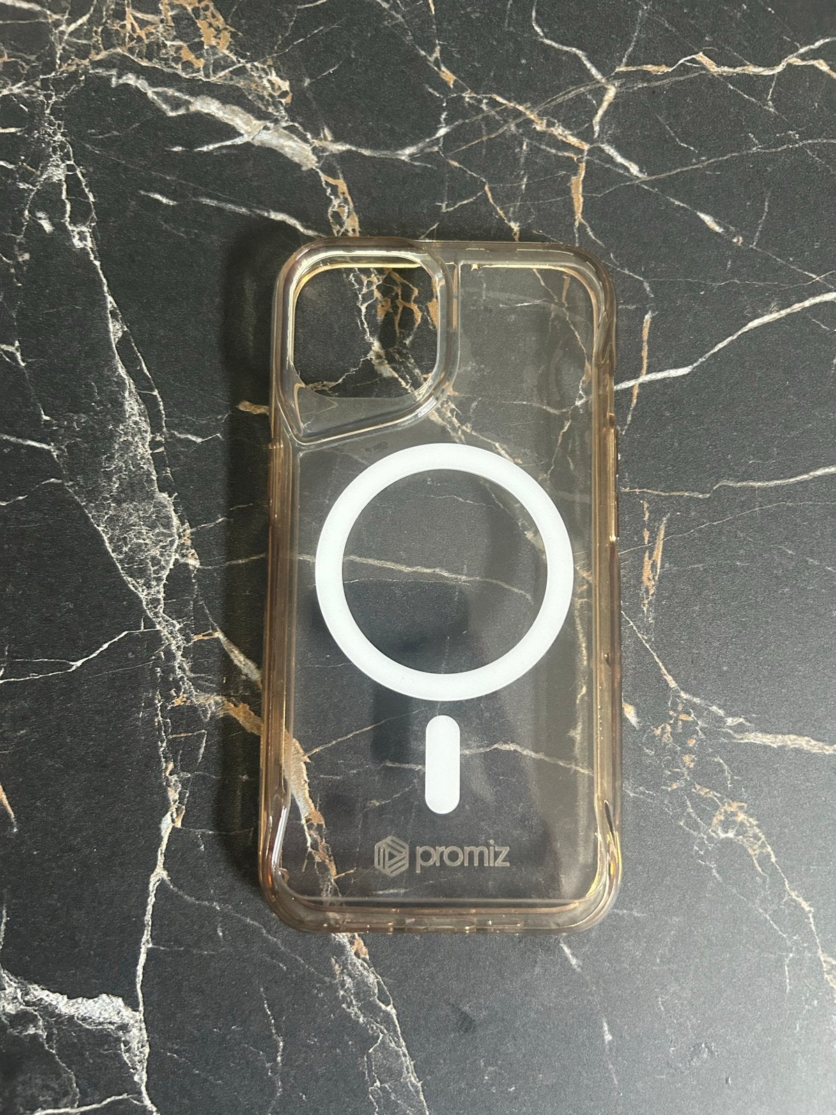 Transparant Promiz iPhone 13 hoesje met MagSafe, IPhone 14 Pro Max, MagSafe, Overige merken, Hoesje of Tasje