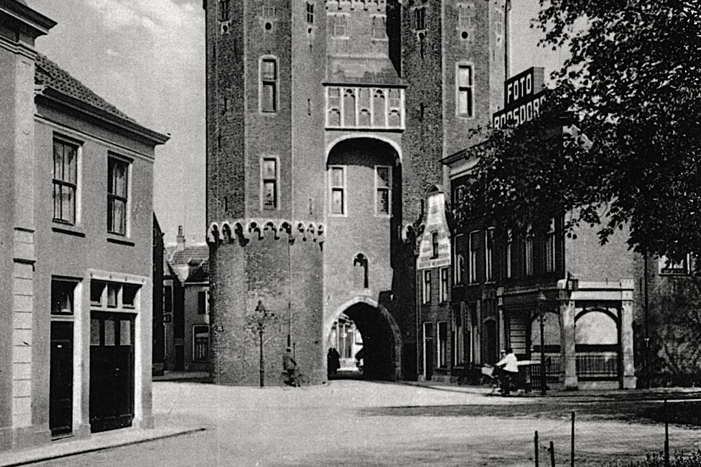 936031 Zwolle Sassenpoort Ov 1936 Postzegel afgeweekt, Ophalen of Verzenden, 1920 tot 1940, Gelopen, Noord-Brabant