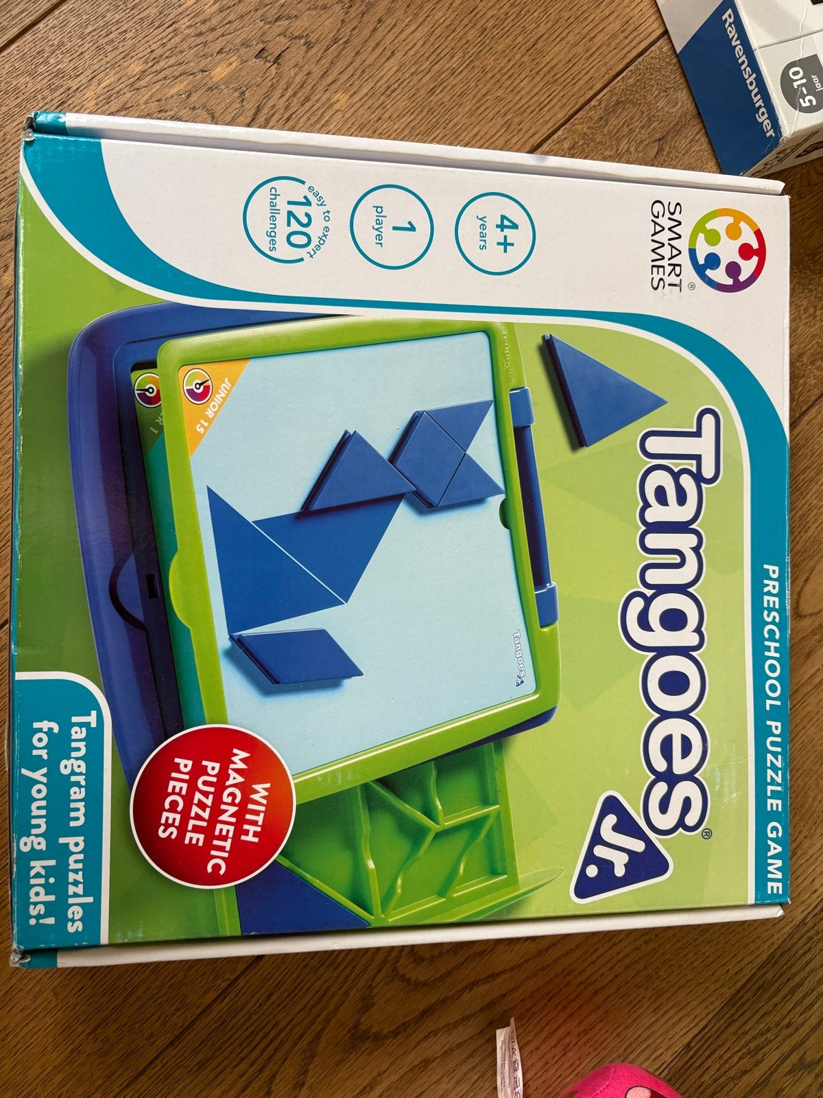 Smart Games Tangoes Jr. Tangram Puzzelspel voor Kinderen, Ophalen of Verzenden, Zo goed als nieuw, 4 tot 6 jaar