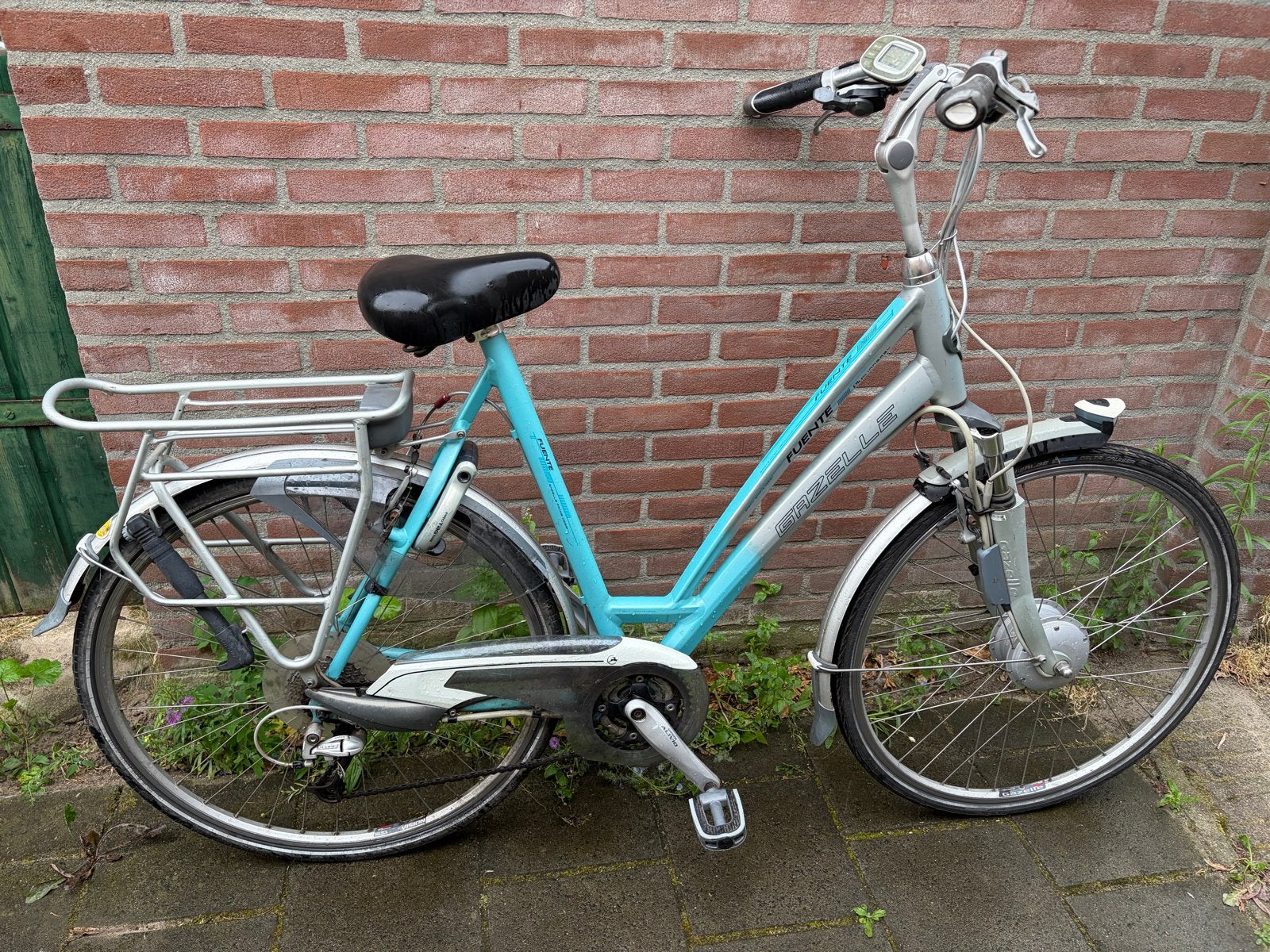 Gazelle Fuente elektrische fiets (accu defect), Ophalen, Velgrem, Gazelle, 53 tot 56 cm