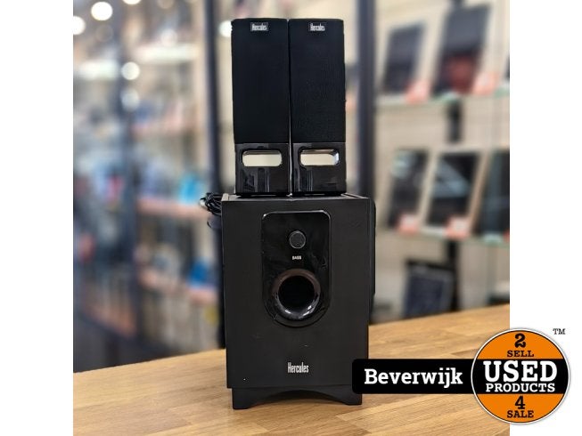Hercules XPS 2.135 AUX Speaker Set - Prima!, Computers en Software, Pc speakers, Hercules, Zo goed als nieuw, Info@hercules.com