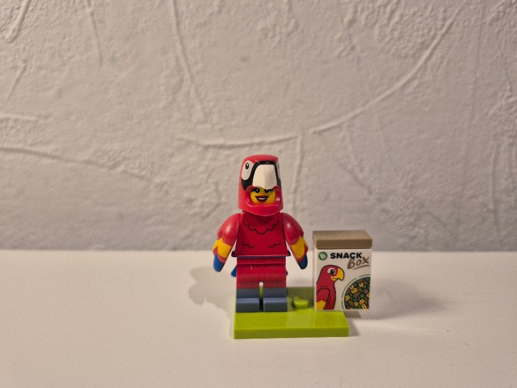 Lego Collectible Minifigure Series 28 Parrot Costume Fan, Lego, Ophalen of Verzenden, Zo goed als nieuw, Minifiguren serie