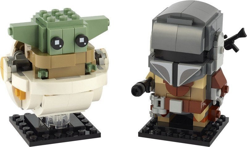 Lego BrickHeadz - 75317 The Mandalorian & The Child, BrickHeadz, Lego, Ophalen of Verzenden, Zo goed als nieuw