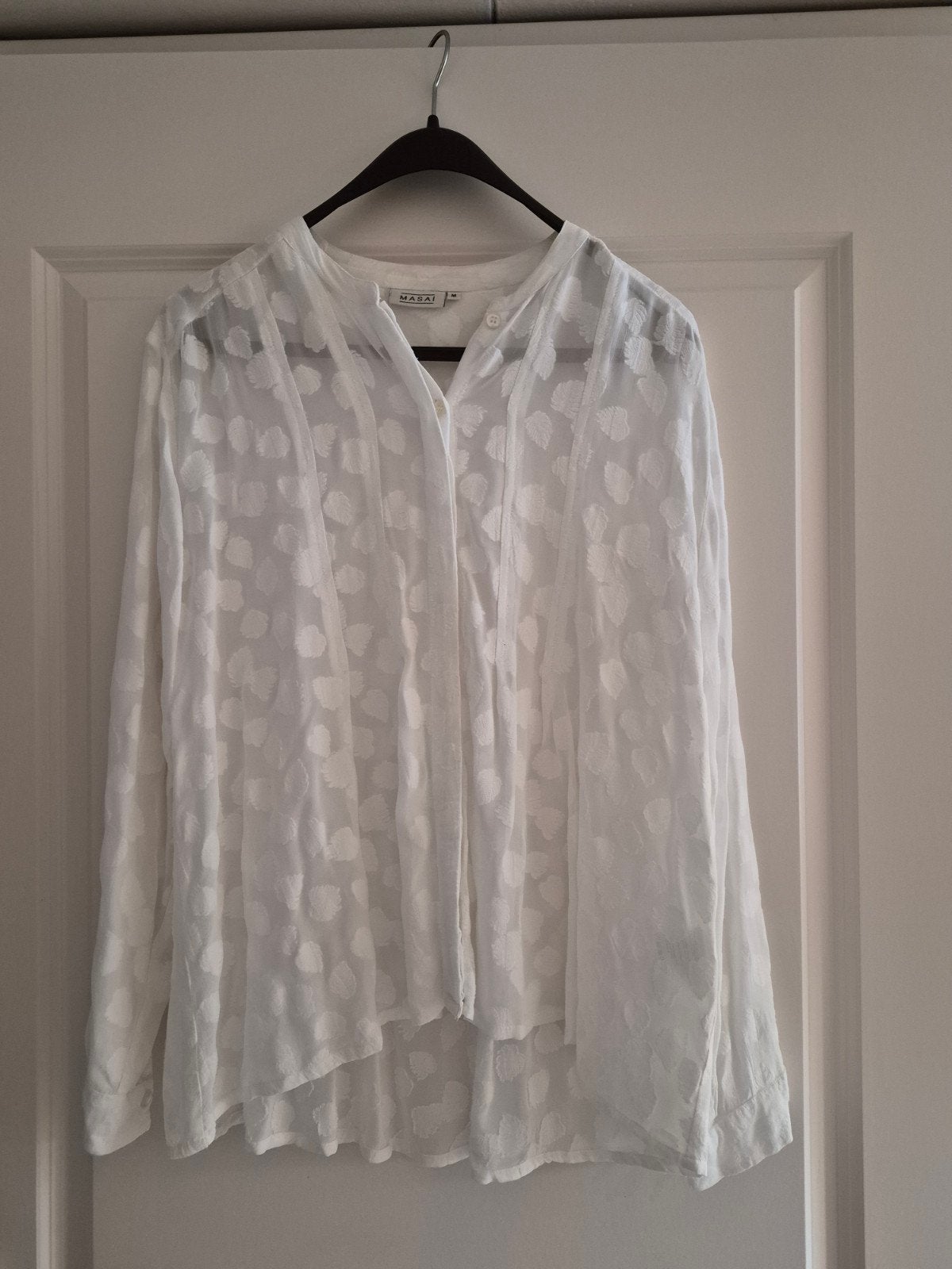 Mooie witte Masai blouse maat M, Ophalen of Verzenden, Zo goed als nieuw, Wit
