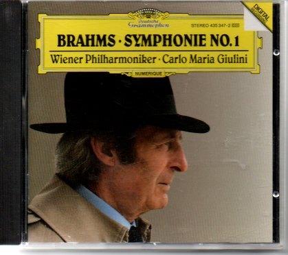 Brahms: Symfonie nr.1 / Giulini, Ophalen of Verzenden, Romantiek, Zo goed als nieuw, Orkest of Ballet