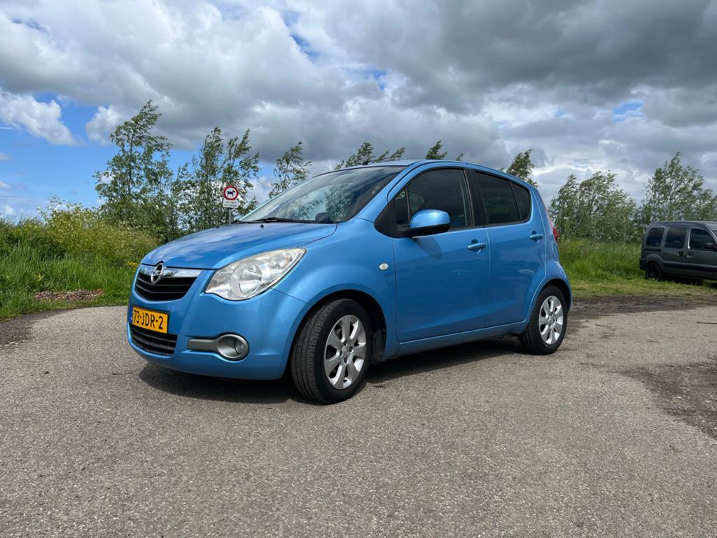 Opel Agila 1.2 16V 2009 Blauw, Auto's, Opel, Particulier, Agila, ABS, Airbags, Airconditioning, Centrale vergrendeling, Elektrische ramen