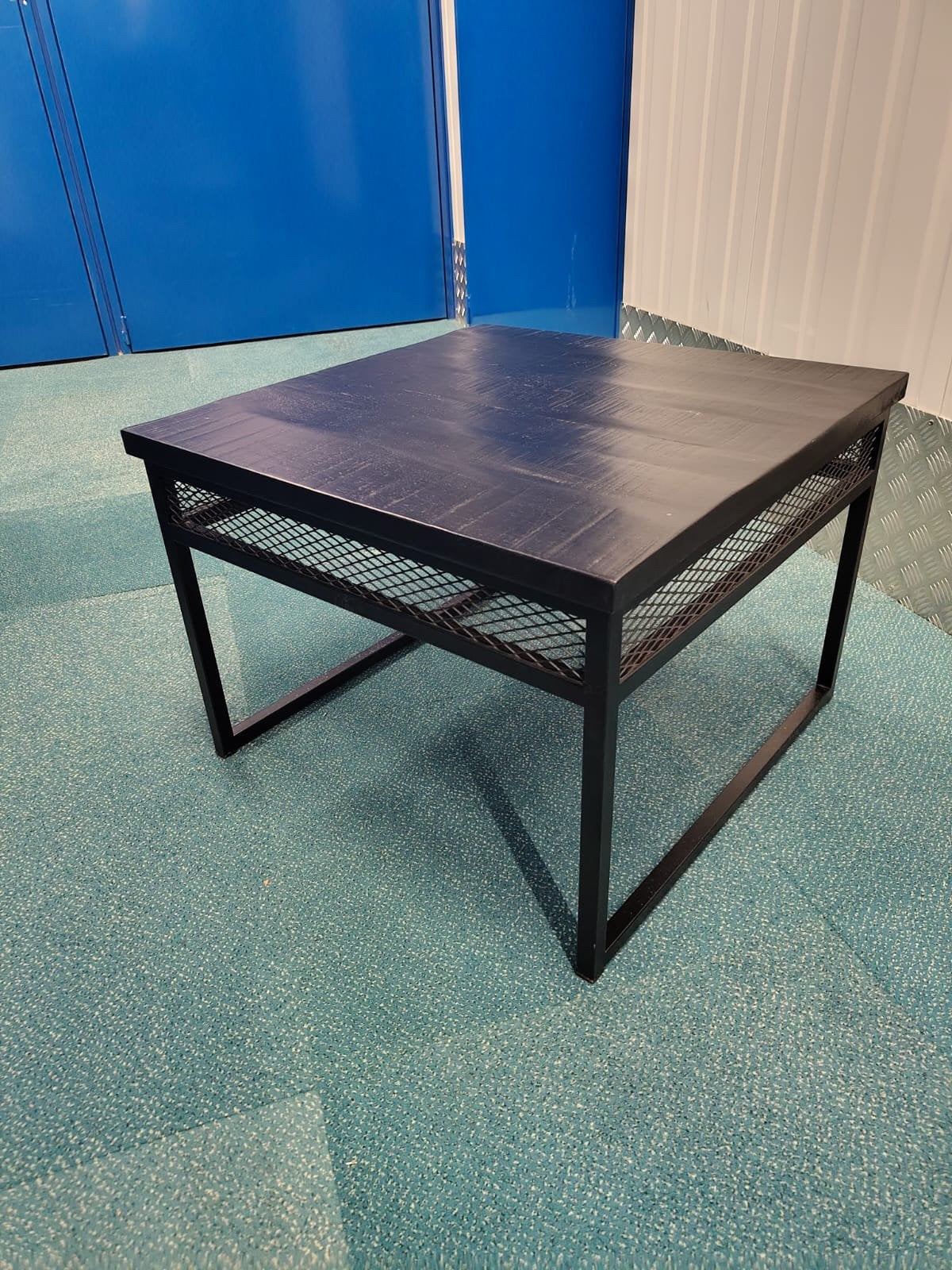 Salontafel zwart De Bommel vierkant 60x60, Ophalen, Zo goed als nieuw, Vierkant, 50 tot 100 cm