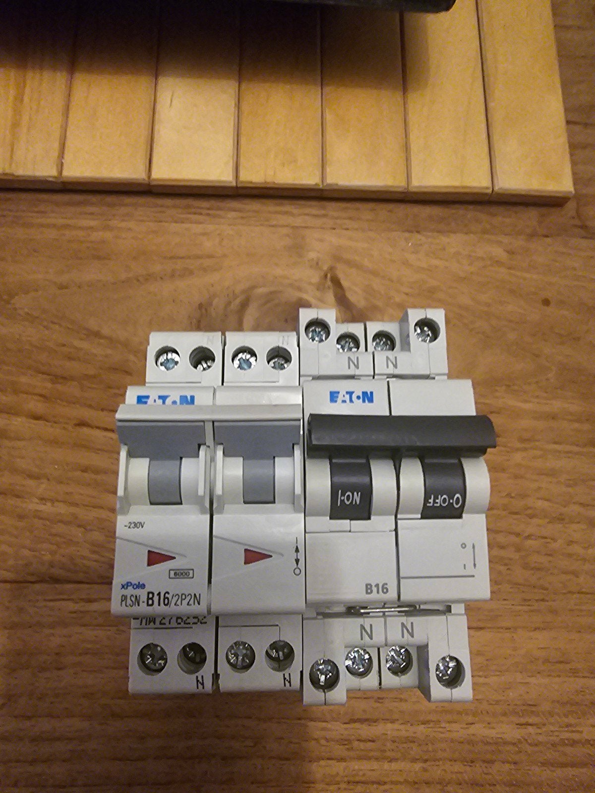 Eaton xPole PLSN-B16/2P2N Aardlekautomaat B16, Ophalen of Verzenden, Gebruikt, Eaton, Aardlekautomaat