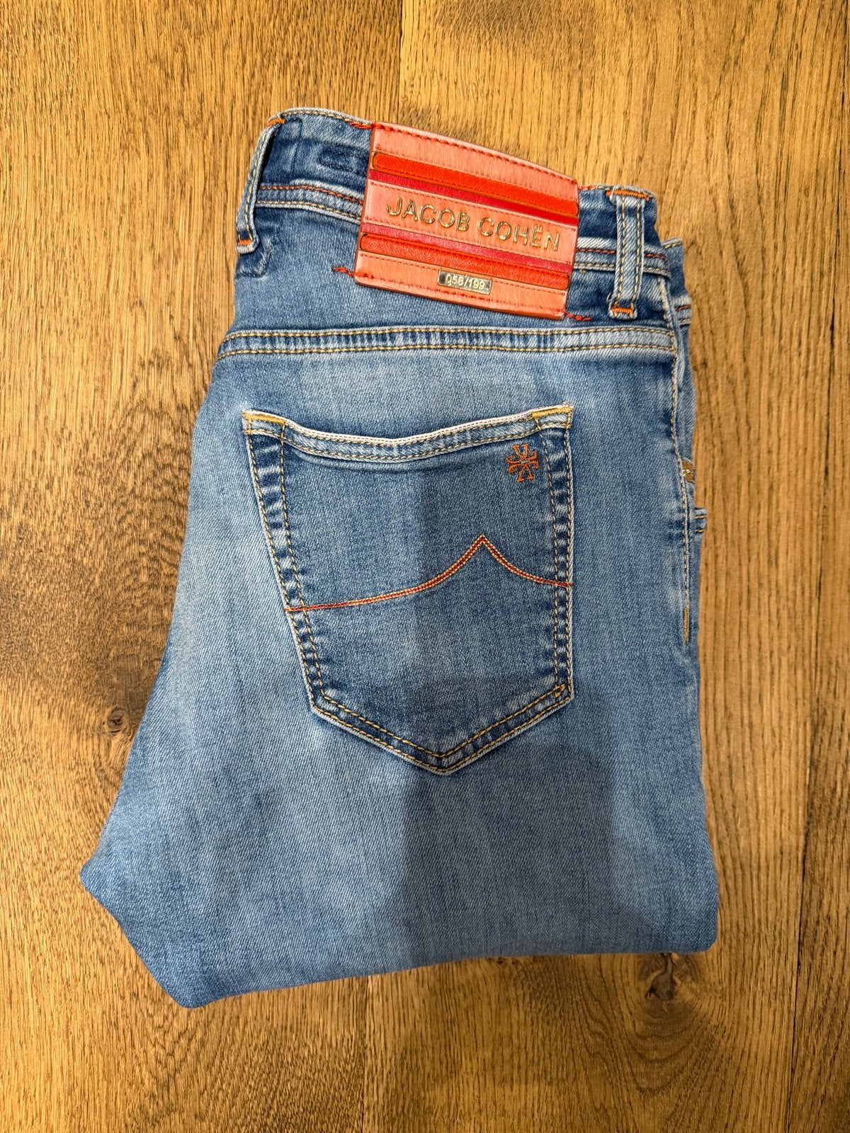 Jacob Cohen Limited Edition Nick Slim Fit Jeans Maat 32, Verzenden, Gedragen, Blauw, W32 (confectie 46) of kleiner