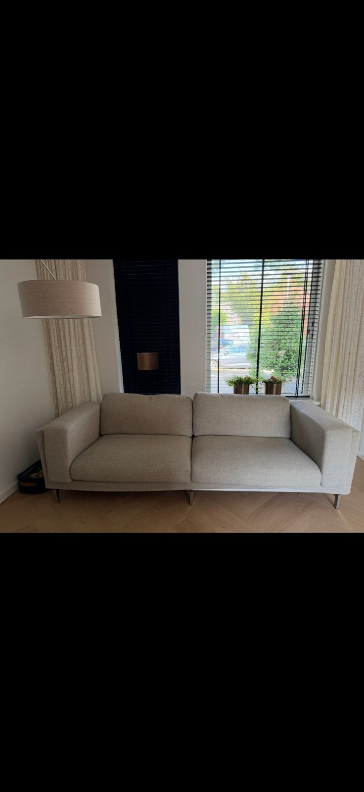 Ikea nockeby bank, Huis en Inrichting, Ophalen, Gebruikt, Stof