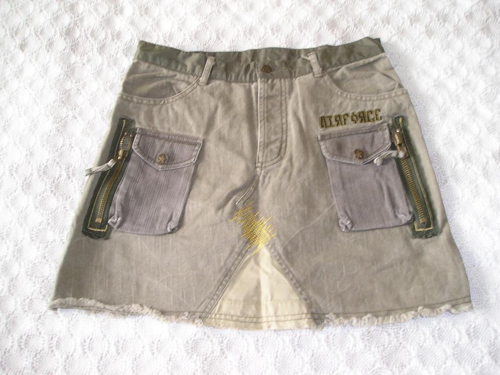aparte groene rok Airforce maat S (maat 36), Ophalen, Airforce, Zo goed als nieuw, Maat 36 (S)
