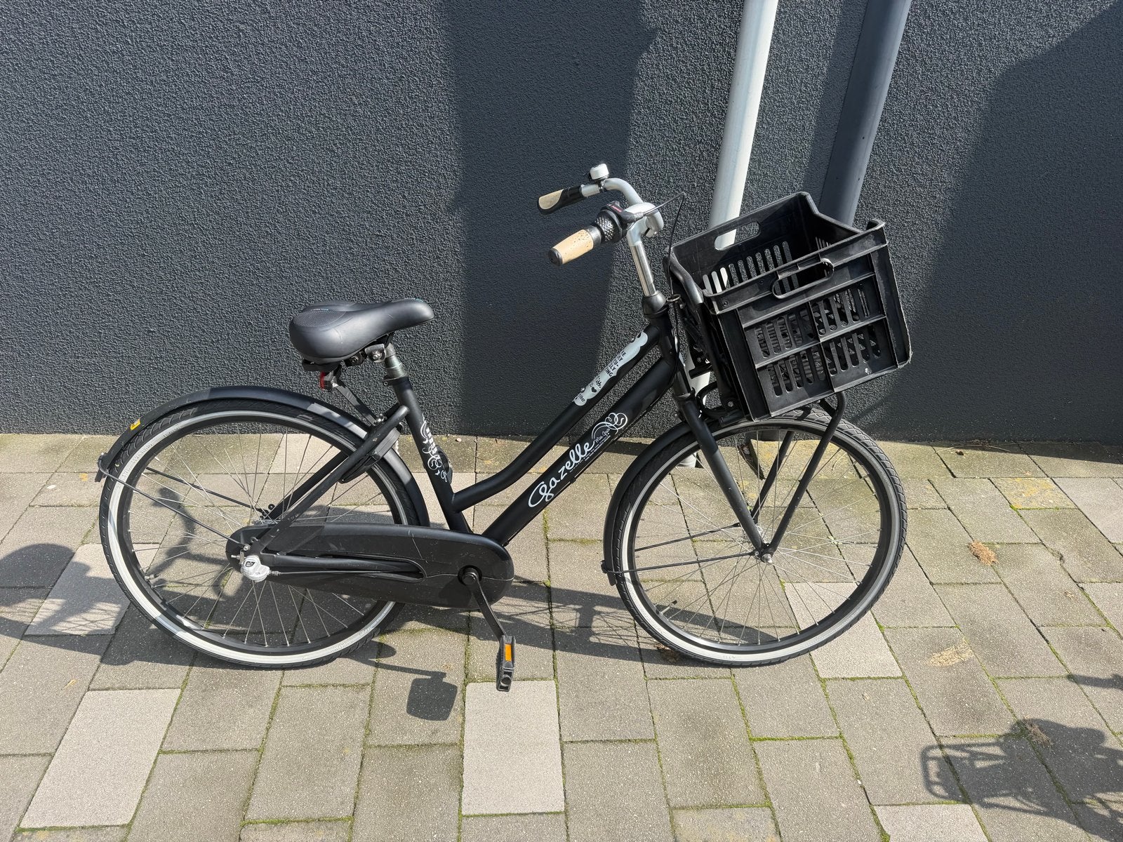 Gazelle Miss Grace  - 3 Versnellingen, Ophalen, Terugtraprem, Gebruikt, Versnellingen