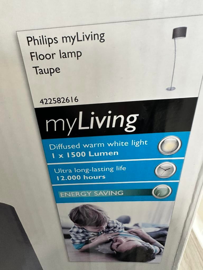 Philips myLiving Vloerlamp / Nieuw in Doos, Modern Design, Ophalen, Nieuw, Metaal, 150 tot 200 cm