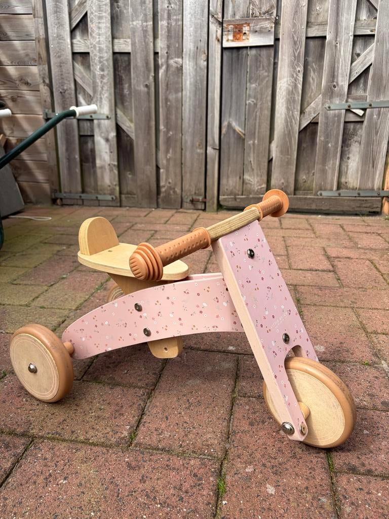 Little Dutch 3-wieler loopfiets Flowers & Butterflies, Ophalen, Zo goed als nieuw, Loopfiets