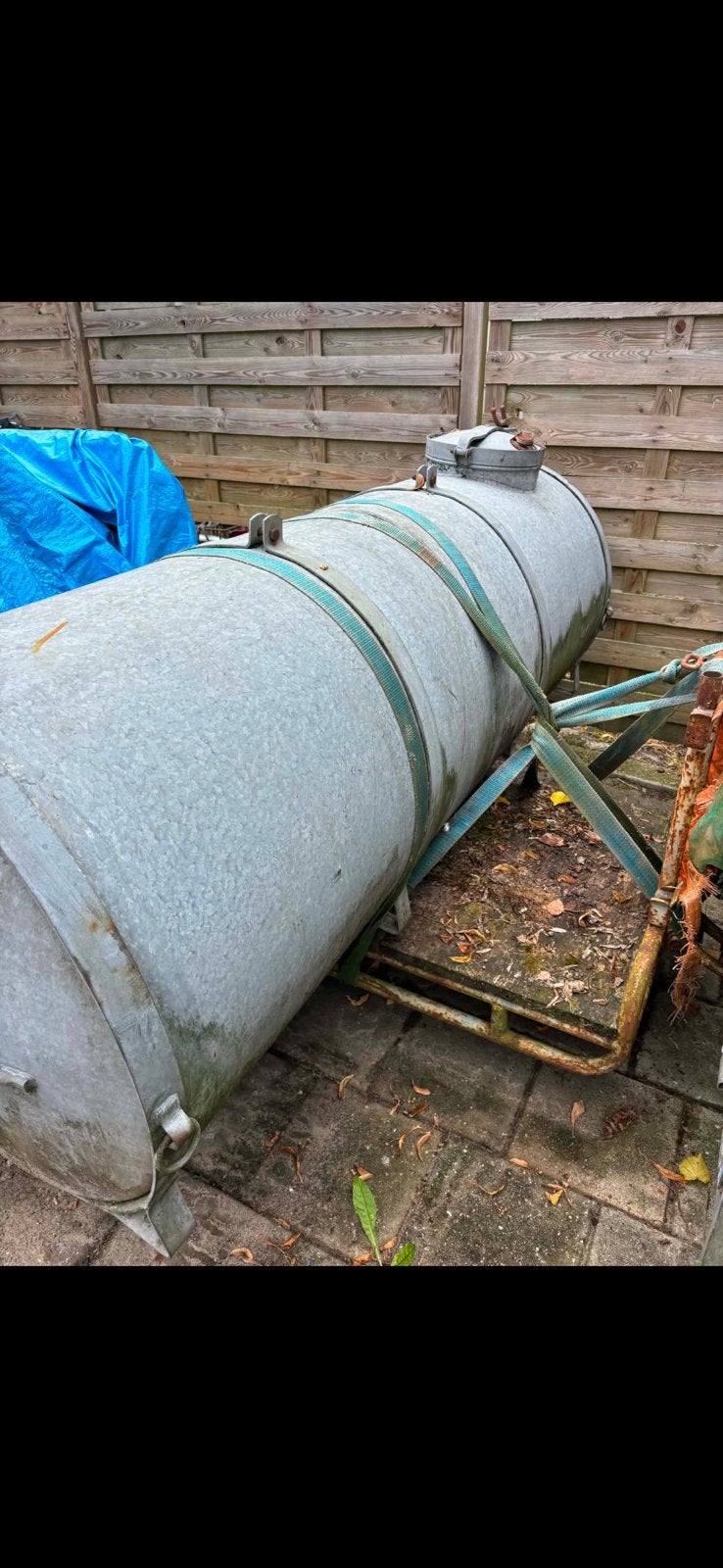 Gegalvaniseerde watertank, 150 liter of meer, Ophalen, Zo goed als nieuw, Metaal