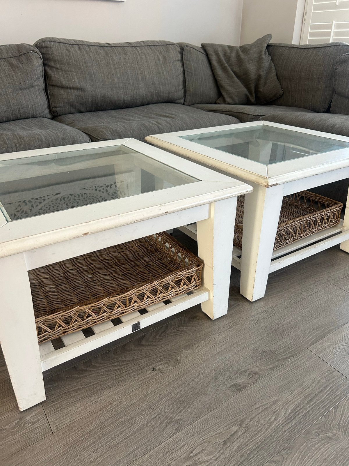 Salontafel Rivièra Maison, Huis en Inrichting, Tafels | Salontafels, Ophalen, Gebruikt, Vierkant, 50 tot 100 cm