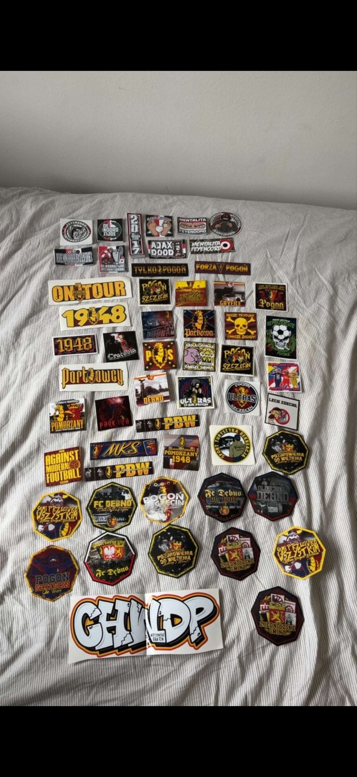 Pogon stickers, Verzenden, Gebruikt, Sport