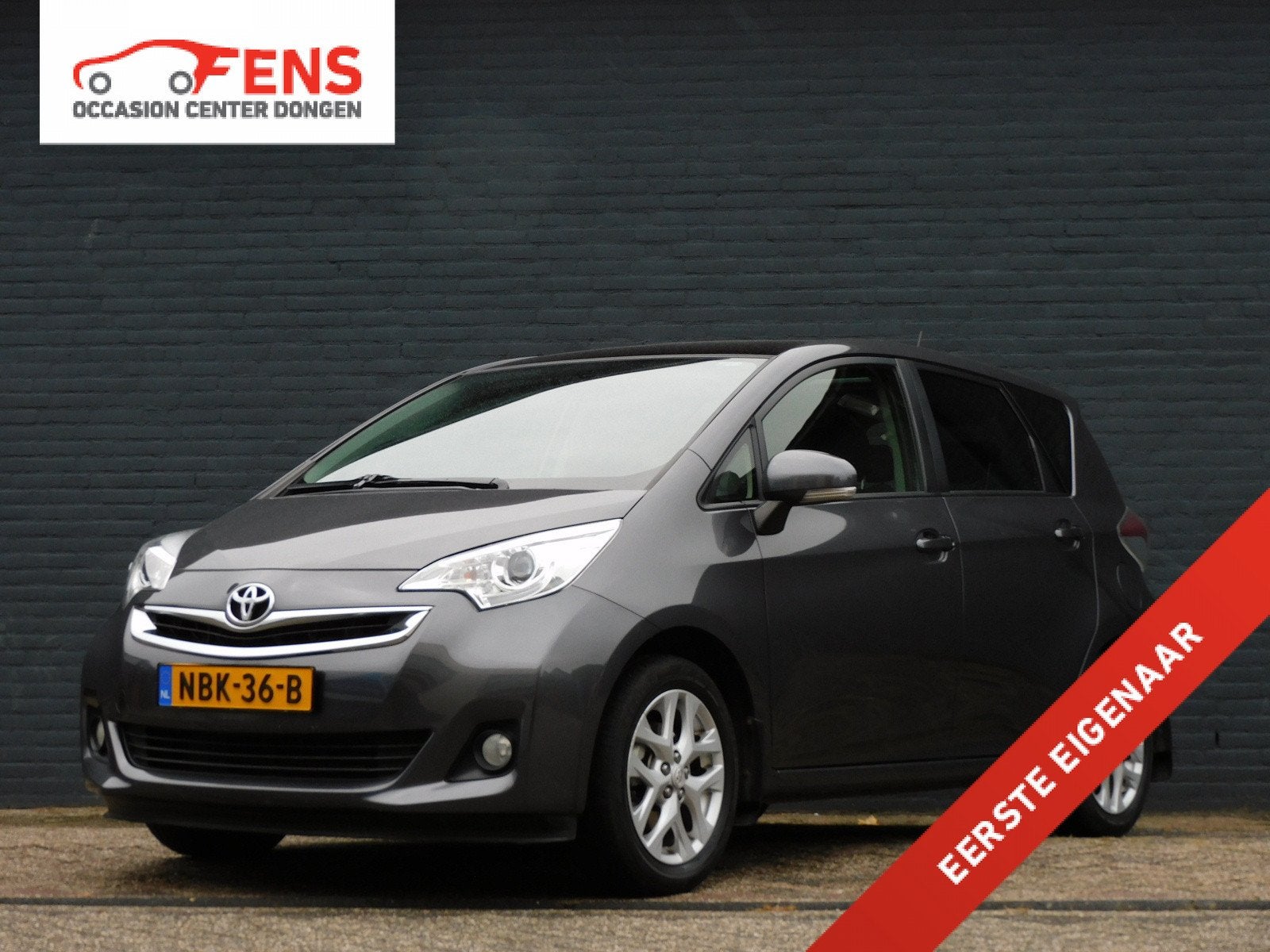 Toyota Verso-S 1.3 VVT-i Trend 1e EIGENAAR! DEALER ONDERHOUD, Auto's, Voorwielaandrijving, Gebruikt, Zwart, 4 cilinders