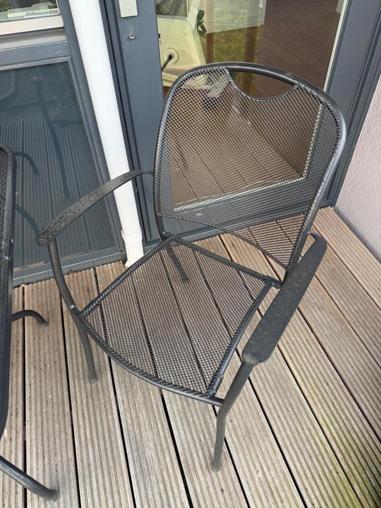 Tuintafel met 2 stoelen, Tuin en Terras, Ophalen, Zo goed als nieuw, Overige materialen