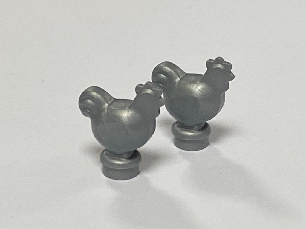 Partij Lego 2x nieuwe kip / chicken in diverse kleuren, Overige thema's, Lego, Nieuw, Ophalen of Verzenden
